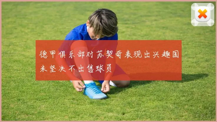 德甲俱乐部对苏契奇表现出兴趣国米坚决不出售球员